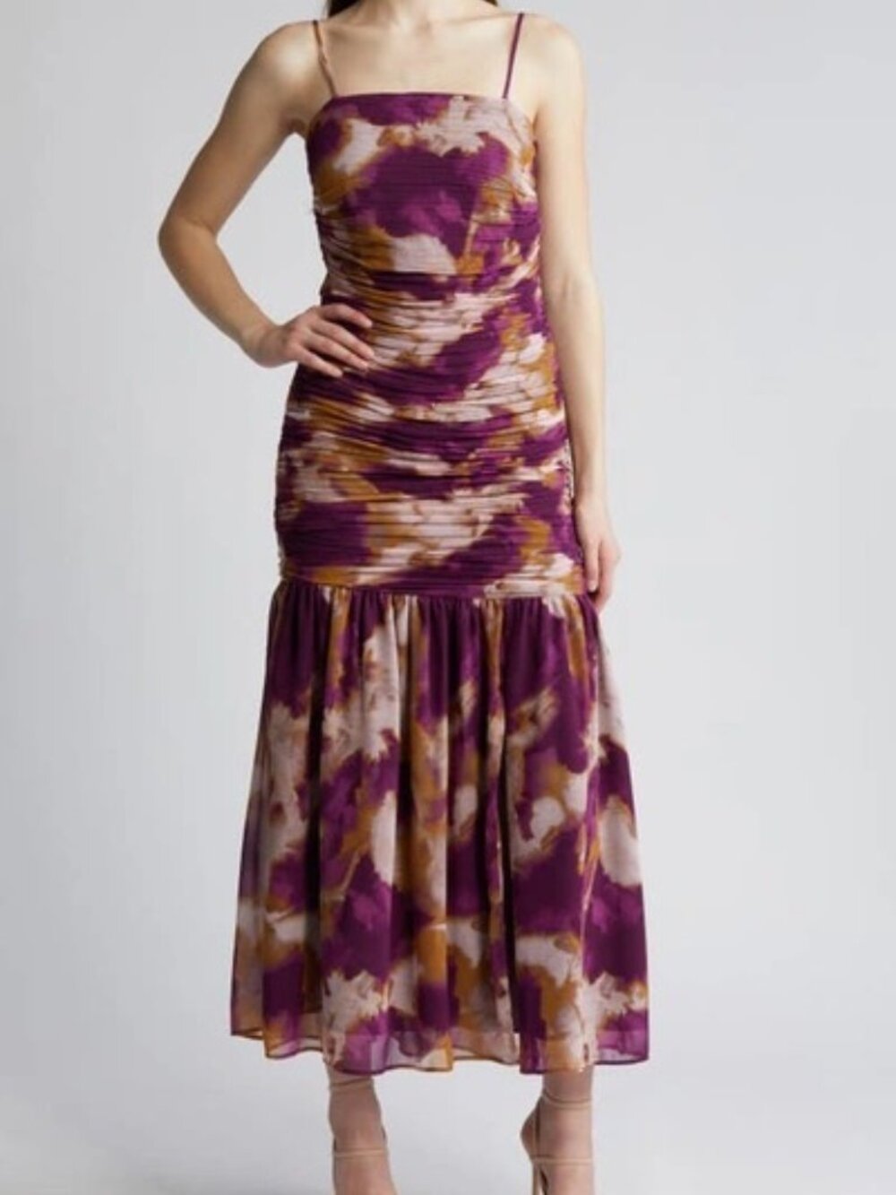 Chelsea28 GATHERED MAXI DRESS